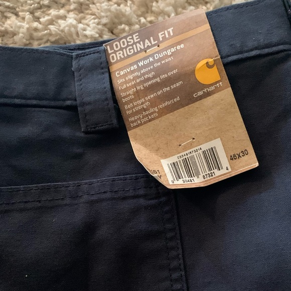 carhartt loose original fit canvas work dungaree